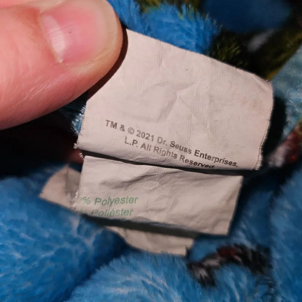 Grinch Blue Fleece Blanket Throw 2021 Franco 37x50 Christmas Max Cindy Lou Who